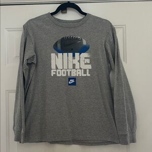 Nike Football Gray Long Sleeve Shirt